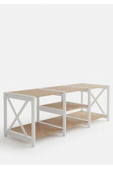Hanah Home TV Unit Shelf - Blanco Hanah Home TV Unit Shelf - Blanco